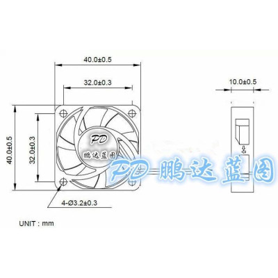 【 Ready stock 】SUNON Maglev Bearing KDE1204PFV fan 40mm 4CM 40x40x10mm Cooling fan 12V 1.1W 7200rpm 2pin