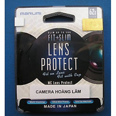 Kính lọc Marumi 62mm fit & Slim lens protect hàng chính hãng