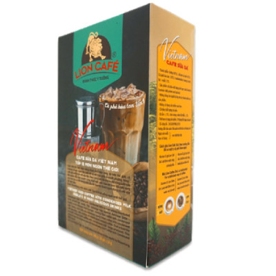 Cà phê Gu Sữa Đá Việt Nam Lion Cafe ( hộp 10 que )