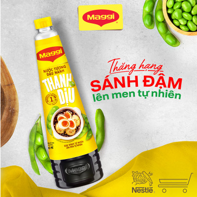Nước tương MAGGI đậu nành thanh dịu 700ml