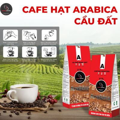 Cà Phê Arabica Cầu Đất - Pha Phin - Gói 250gr ( Xay Sẵn) Hương Vị Đậm Đà Cân Bằng Hoàn Hảo Rovina Coffee