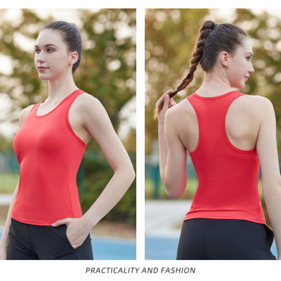 Áo chạy bộ nữ áo ba lỗ thể thao nữ thoáng khí nhanh khô, dành cho chạy bộ, tập gym, yoga