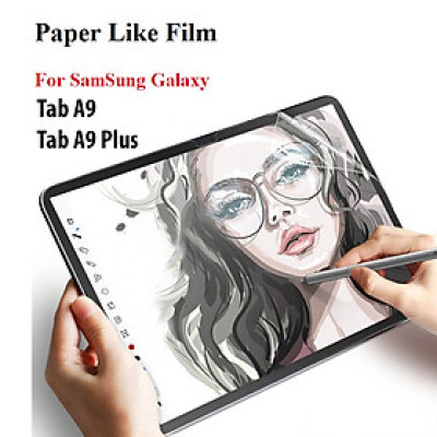 Tấm Dán Màn Hình Nhám Paper Like Cho SamSung Galaxy Tab S10 Fe , S10 Fe Plus , S10 Plus , S9 / S9 Fe / S9 Fe Plus / S9 Plus / A9 / Tab A9 Plus Chống Vân Tay Dễ Viết, Vẽ như trên giấy - hàng nhập khẩu