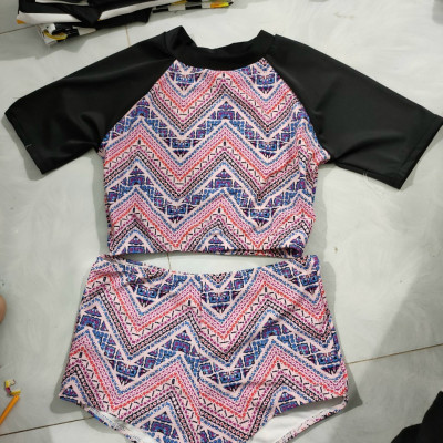 Đồ Bơi Đồ Tắm Biển Dài Tay Áo Croptop Che Nắng Chống Tia UV