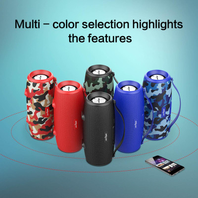 Loa Bluetooth không dây ZEALOT S34 không thấm nước  HiFi TWS Hỗ trợ loa siêu trầm âm thanh nổi - Màu đỏ