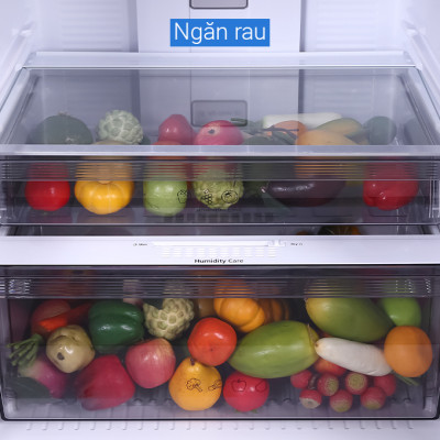 Tủ lạnh Panasonic Inverter 550 lít NR-DZ601VGKV - Ngăn đông mềm siêu tốc - Hàng chính hãng