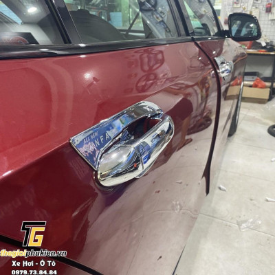 Bộ ốp tay nắm cửa, hõm cửa xe Vinfast Lux A2.0 mạ Crom