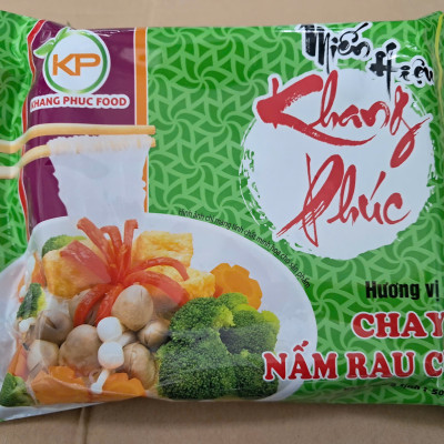 Miến gói ăn liền vị chay nấm rau củ ( 1 thùng 20 gói)