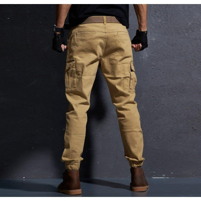 Quần jogger kaki túi hộp dã ngoại_có thun