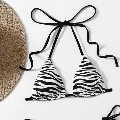 Bikini 2 mảnh buộc dây bơi lội Đồ đi biển Basics Cao Cấp