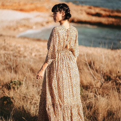 Đầm Boho Hoa Cotton Isla Bonita