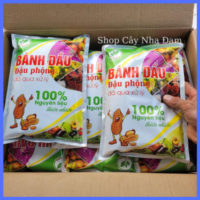 Bánh Dầu Đậu Phộng Nguyên Chất (Gói 1Kg) Phân Hữu Cơ Cho Mọi Cây Trồng