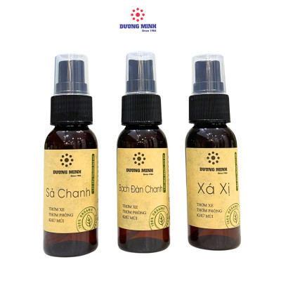 Chai xịt thơm sả chanh Dương Minh tinh dầu tự nhiên khử mùi, thơm xe, thơm phòng, thư giãn