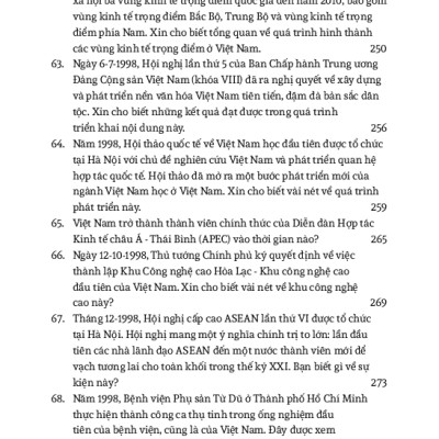 Hỏi Đáp Lịch Sử Việt Nam, Tập 10: Việt Nam - Hành Trình Xây Dựng Và Phát Triển (Từ 1975 Đến Nay)