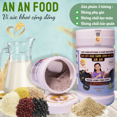 deal hời , lon , Bột gạo lứt , đậu xanh lòng , mè đen ( bột gạo lứt ANAN ) thay thế bửa ăn , chăm sóc sức khỏe , xương khớp , ngủ ngon