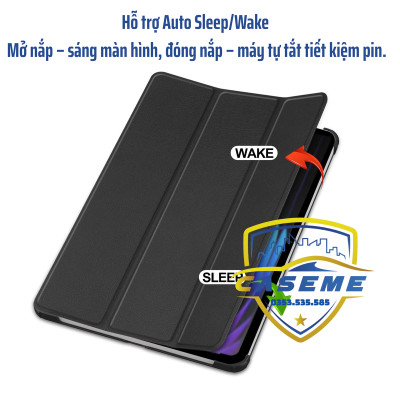 Bao Da Từ Tính Chống Sốc Cho Xiaomi Pad 7S Pro / Pad 7 Ultra – Auto Sleep/Wake, Gập 3 Có Giá Đỡ, Da PU Cao Cấp - Hàng Nhập Khẩu