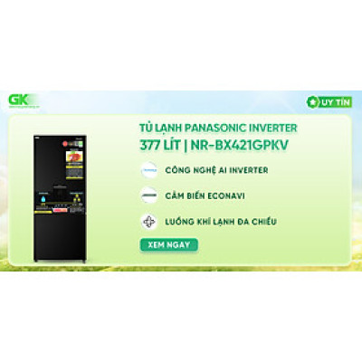 Tủ lạnh Panasonic Inverter 377 lít NR-BX421GPKV - hàng chính hãng - CHỈ GIAO HCM