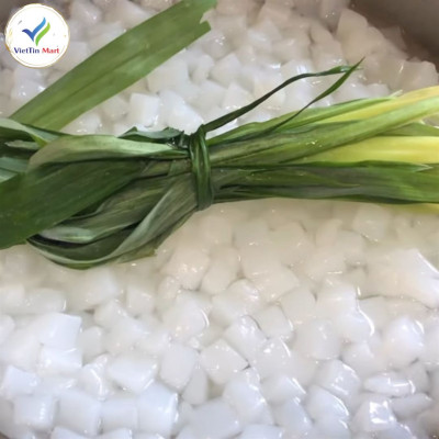 500G_ Thạch dừa loại 15 Ly ép thô (khô) có tặng kèm hương liệu - Viettin Mart