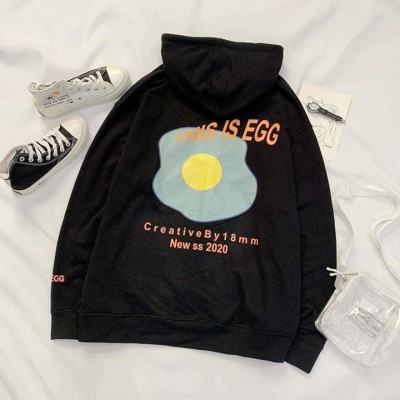 Áo Khoác Hoodie Nỉ Ngoại EGG 2 Màu ( kèm ảnh thật )