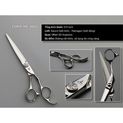 Kéo cắt tóc TORA NB-360S