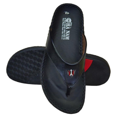 Dép Xỏ Ngón Nam Da Bò Thật TiTi ĐÔ Cao Cấp DNA2093d