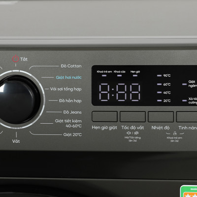 Máy giặt Casper Inverter 9 kg WF-9VG1 - Hàng chính hãng - Chỉ giao HCM