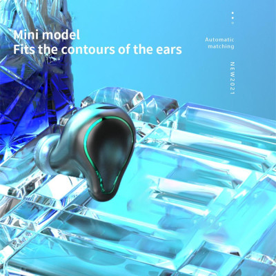 CINCATDY Tai Nghe Bluetooth Earbuds Single Side Wireless Earphone Handsfree Stereo Headset 2021 TWS Earbud with Microphone Waterproof Touch Earbud