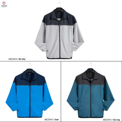 Áo thể thao nam Fasvin chất liệu gió chun 02 lớp mềm mại co giãn tốt ABC23610.HN