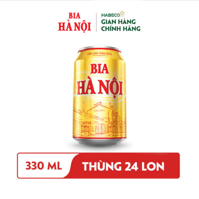 Bia Hà Nội - Thùng 24 lon 330ml