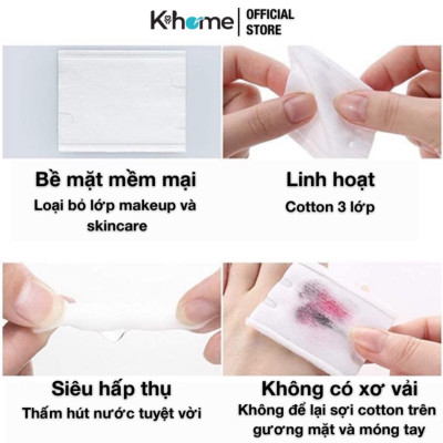 Bông tẩy trang Araso 210M