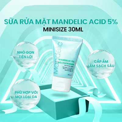 Gel rửa mặt MD CARE Mandelic 5% (30ml/200ml) - Hàng chính hãng
