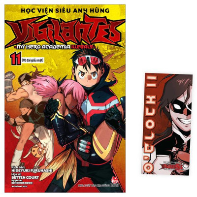 Sách - Học Viện Siêu Anh Hùng Vigilantes - My Hero Academia Illegals - Tập 11 - Võ Đài Giấu Mặt - Tặng Kèm Bookmark