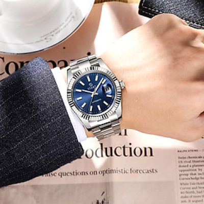 【START】đồng hồ cơ tự động nam chống nước dạ quang đồng hồ kim loại chức năng ngày