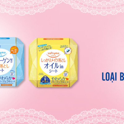 Khăn Giấy Tẩy Trang Chứa Dầu Giúp Sạch Sâu Kosé Softymo Oil In Cleansing Sheet (Gói Refill 52 miếng)