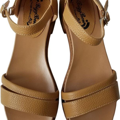 Giày Sandal Cao Gót BIGGBEN Da Bò Thật SDCG43