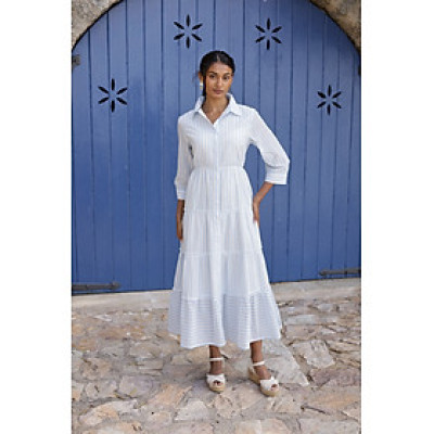 Maxi Sơ Mi Cotton Cao Cấp Luna Llena