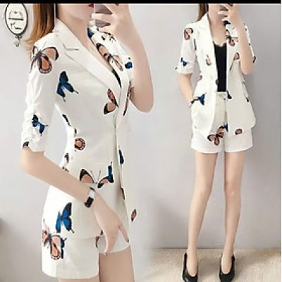 Set Vest In Họa Tiết Cao Cấp