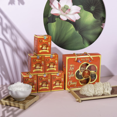 Lốc 6 Hũ Yến Chưng Nhân Sâm Nhân Việt 30% Yến Nguyên Chất Hũ 70ml