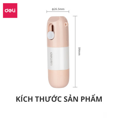 Bút Xóa Thông Tin Trên Bill Đơn Hàng Giấy In Nhiệt Kèm Dao Rọc Giấy Deli - Dụng Cụ Bóc Mở Đơn Hàng Online - Che Bảo Mật Thông Tin Đơn Hàng Nhỏ Gọn Tiện Lợi - JQ122 