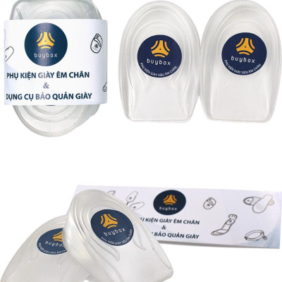 Lót độn đế silicon nguyên khối trong suốt tăng 1cm, 2cm, 3cm chiều cao - buybox - BBPK47