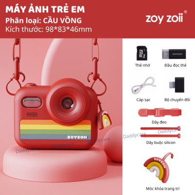Máy ảnh cho bé trai bé gái chụp hình mini kèm thẻ nhớ hàng chính hãng Zoyzoii Kids Camera E28