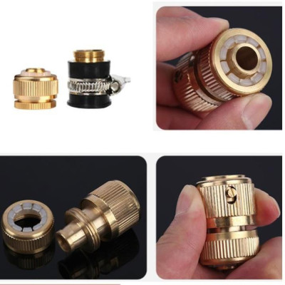  Bộ dây vòi xịt nước rửa xe, tưới cây . tăng áp 3 lần, loại 7m,10m 206318 đầu đồng,cút đồng+ tặng đai