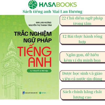 Combo 2 Cuốn Giải Thích Ngữ Pháp Và Trắc Nghiệm Ngữ Pháp Tiếng Anh