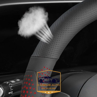 Bọc Vô Lăng Ô Tô 3D Da Nappa Cao Cấp Siêu Mỏng - Thiết Kế Lỗ Thoát Khí, Chống Trơn Trượt - Hàng Chính Hãng