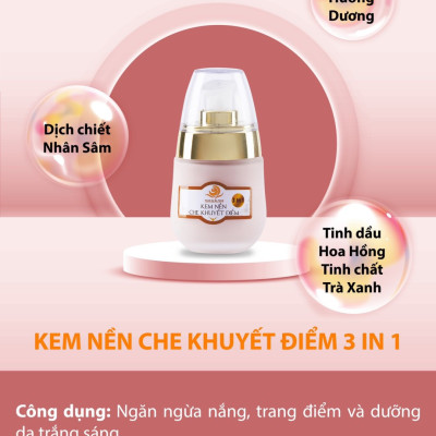 Kem Nền Đa Năng Che Khuyết Điểm 3 in 1 50ML