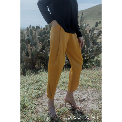 Baciami-Quần Dài Ống Thụng Có Dây Kéo