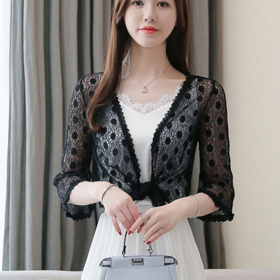 [CHẤT LƯỢNG LOẠI 1] Áo khoác nữ, áo khoác ren tà ngắn 13 cao cấp, thoáng mát, sang trọng C130