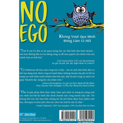 Sách - Vô Ngã - Không Vượt Qua Mình Thì Đừng Làm Gì Hết - First News