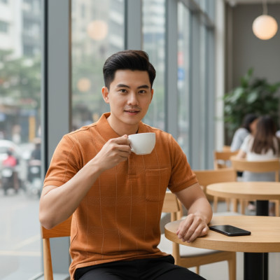 Áo thun nam KHATOCO sale off 20%