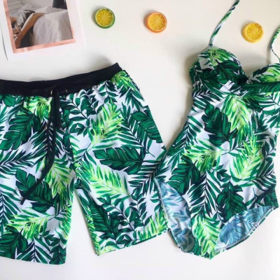 Bộ Đồ Bơi Nam Nữ 3 Mảnh